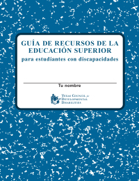Graphic of TCDD Higher Education Resource Guide Cover art