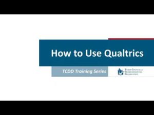 Training Video thumbnail - How to use Qualtrics