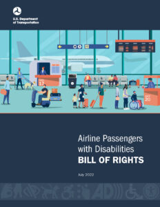 Airline Passengers with Disabilities BILL OF RIGHTS July 2022 Thumbnail IMG