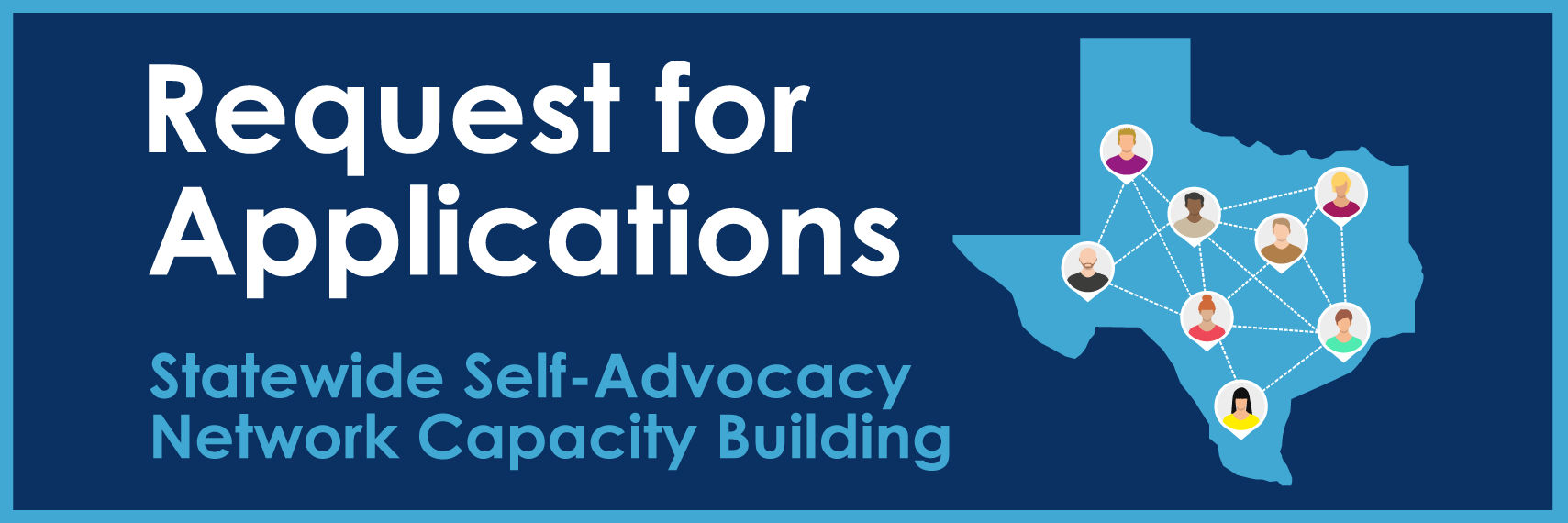 RFA Statewide Self Advocacy Network Capacity Building Graphic