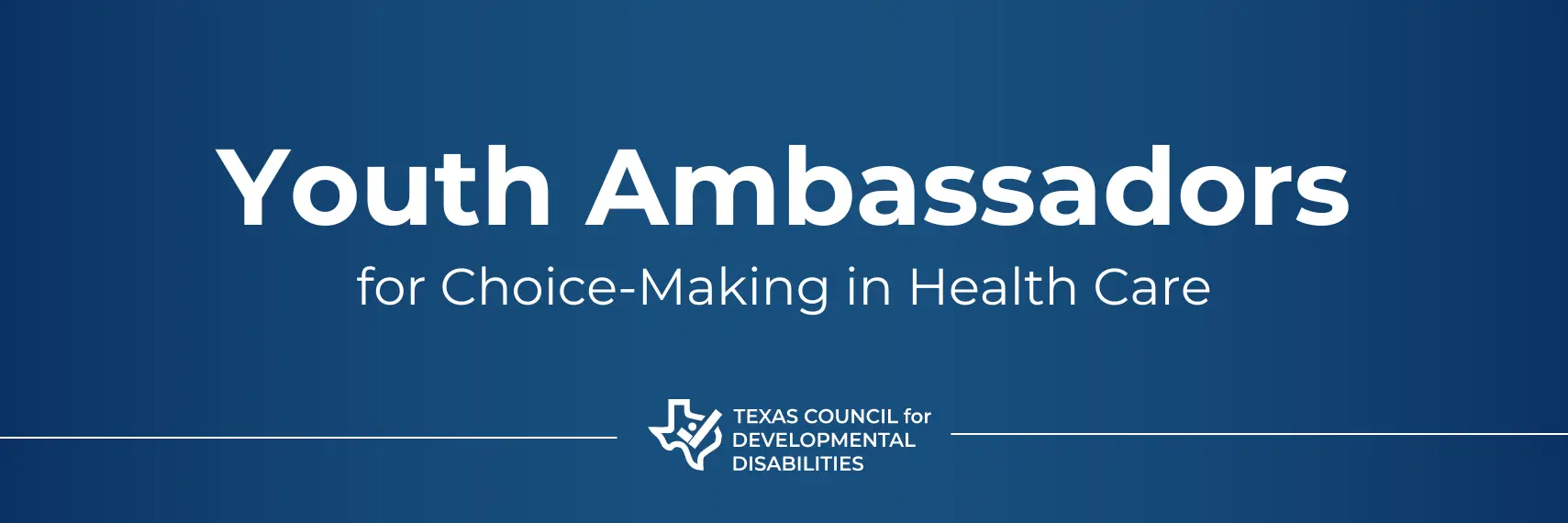 Text graphic that says Youth Ambassadors for Choice-Making in Health Care