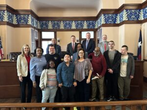 Disability advocates and community leaders gather to recognize DD Awareness month in Harrison County